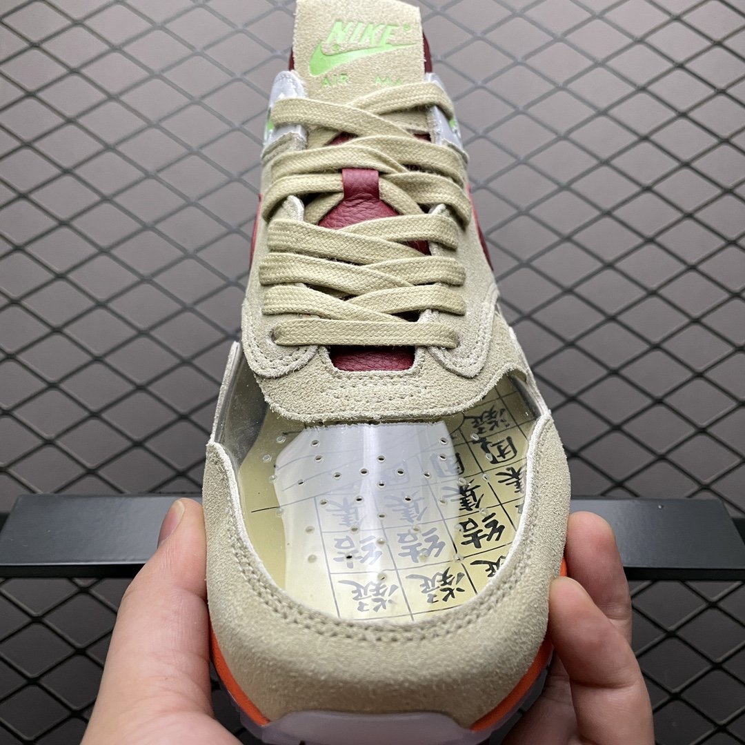 Replica Nike Air Max Shoe CLOT x Nike Air Max 1Kiss OfDeathDD1870-100 36-45