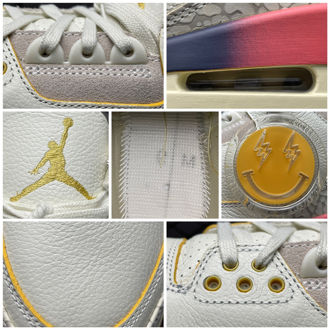 Replica Air Jordan Shoe J Balvin x Air Jordan 3 Retro SP AJ3 FN0344-901 Size 40-47.5