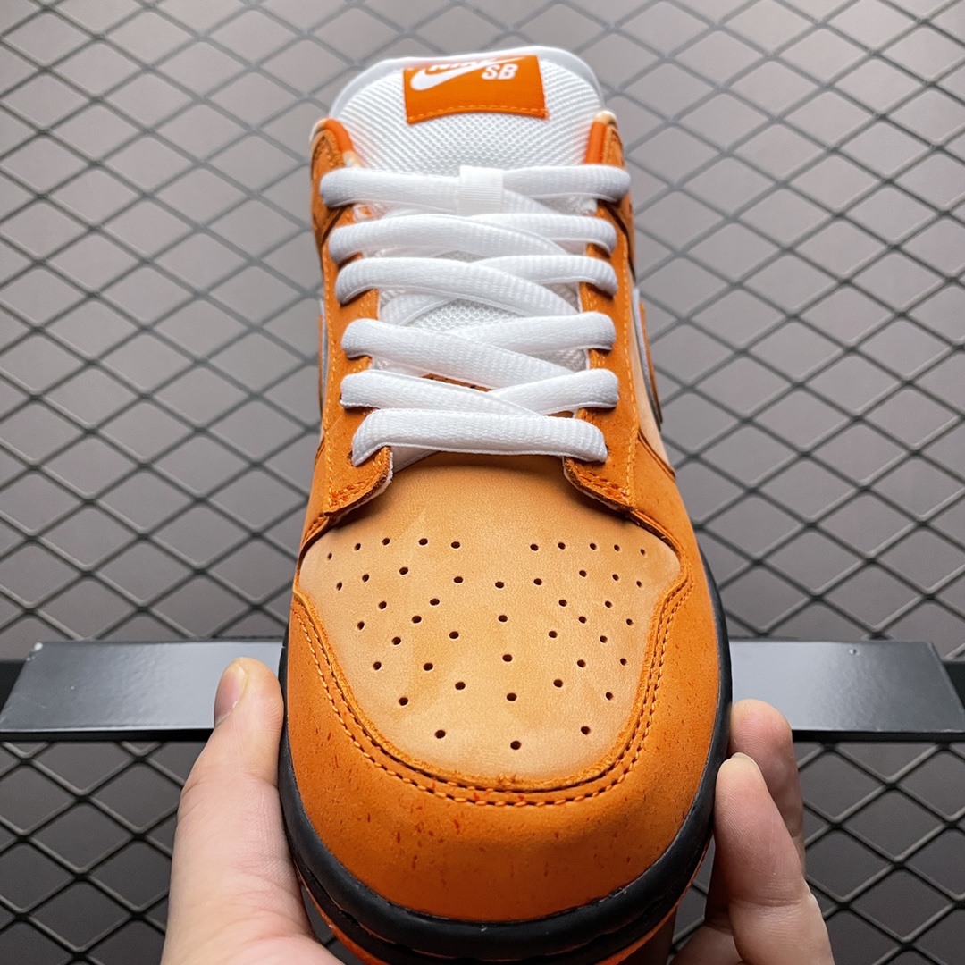 Replica Nike Dunk SB Shoe Concepts x Nike Dunk Low Orange Labster  FD8776-800