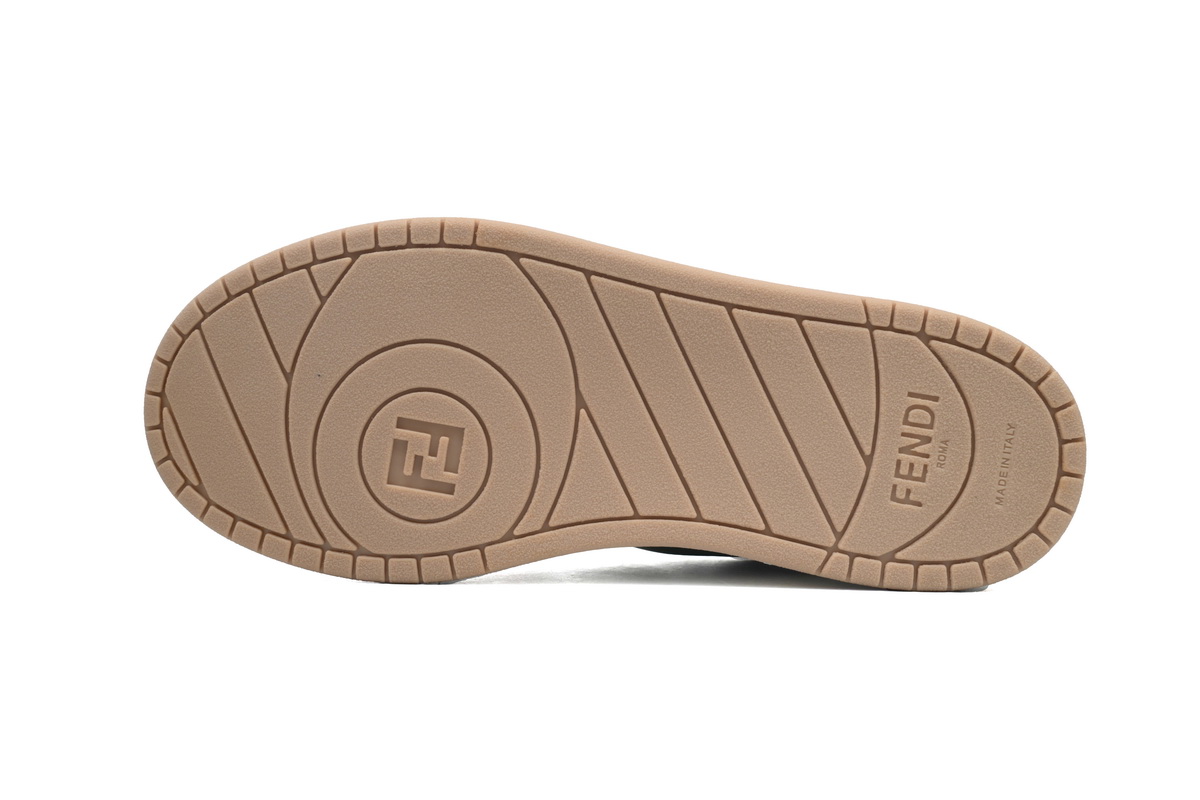 Replica Fendi Shoe Fendi Match Brown Green