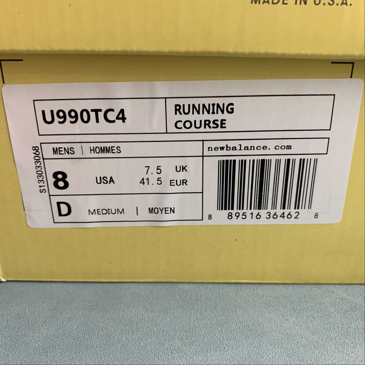 Replica New Balance Shoe New Balance NB990 U990TC4  36-45