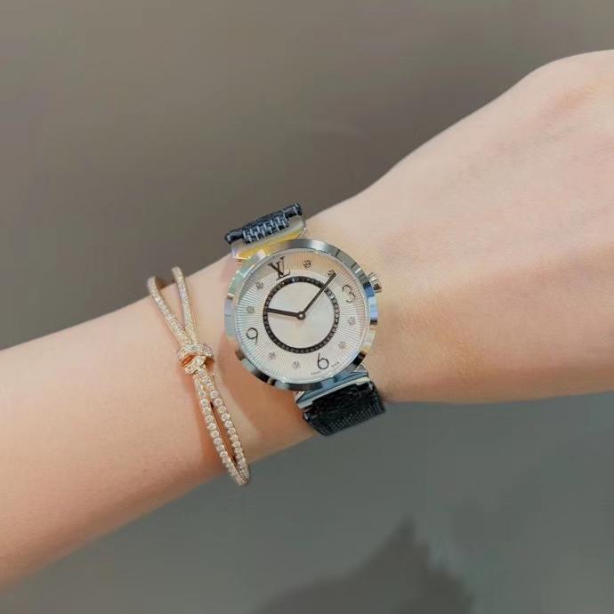 Replica LOUIS VUITTON LV 904l Stainless Steel Quartz Watch 33MM