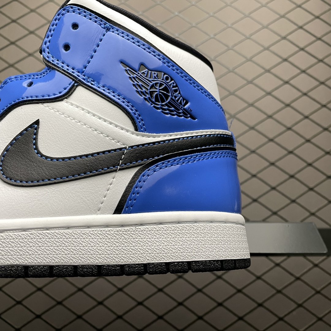 Replica Air Jordan Shoe Air Jordan 1 Mid Signal Blue DD6834-402 36-46