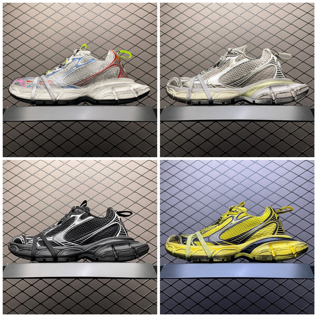 Replica Balenciaga Shoe Balenciaga 3XL Size 35-46 silver red
