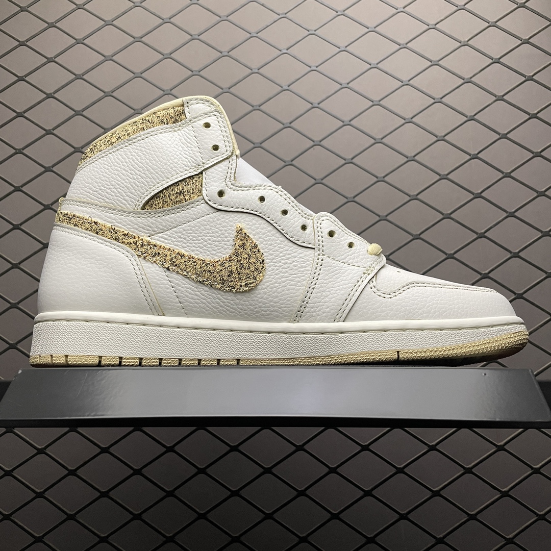 Replica Air Jordan Shoe Air Jordan 1 High Vibrations of Naija AJ1 FD8631-100 SIZE 40-47.5
