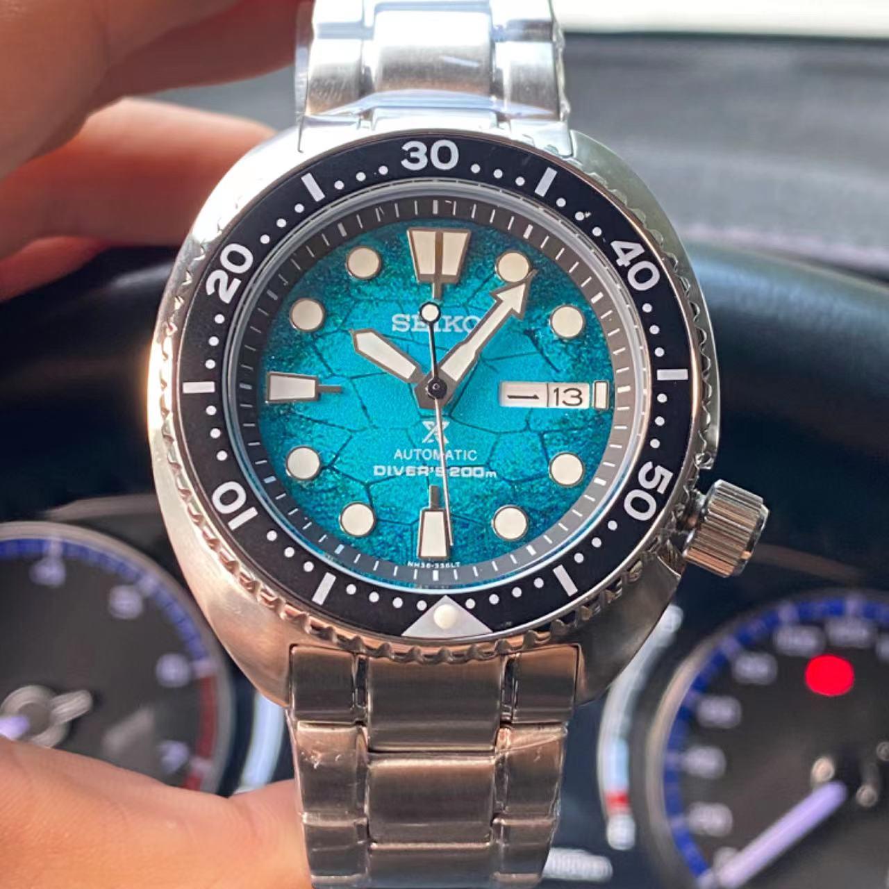 Replica Seiko 904l Stainless Steel Automatic Japanese Movement Watch 42MM