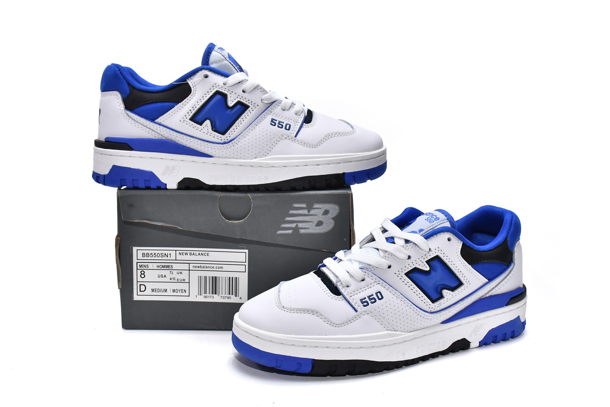 Replica New Balance Shoe BB550SN1 New Balance 550 White Blue