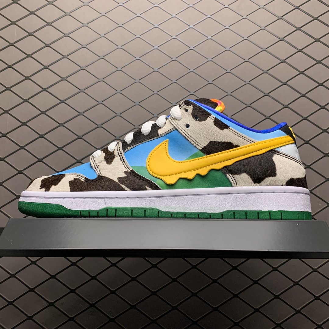 Replica Nike Dunk SB Shoe Ben u0026 Jerrys x Nike SB Dunk Low Pro QS CU3244-100 36-47.5