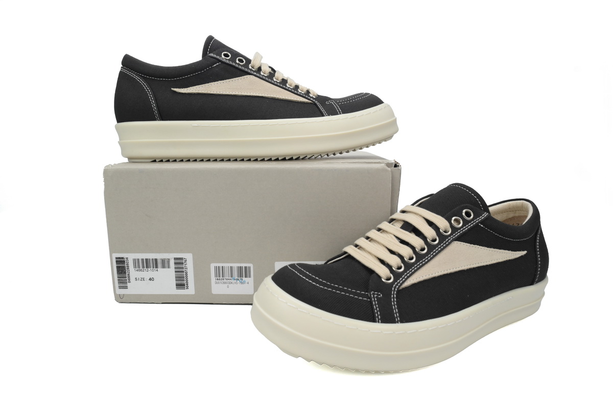 Replica Rick Owens Shoe Rick Owens DRKSHDW  Black and White