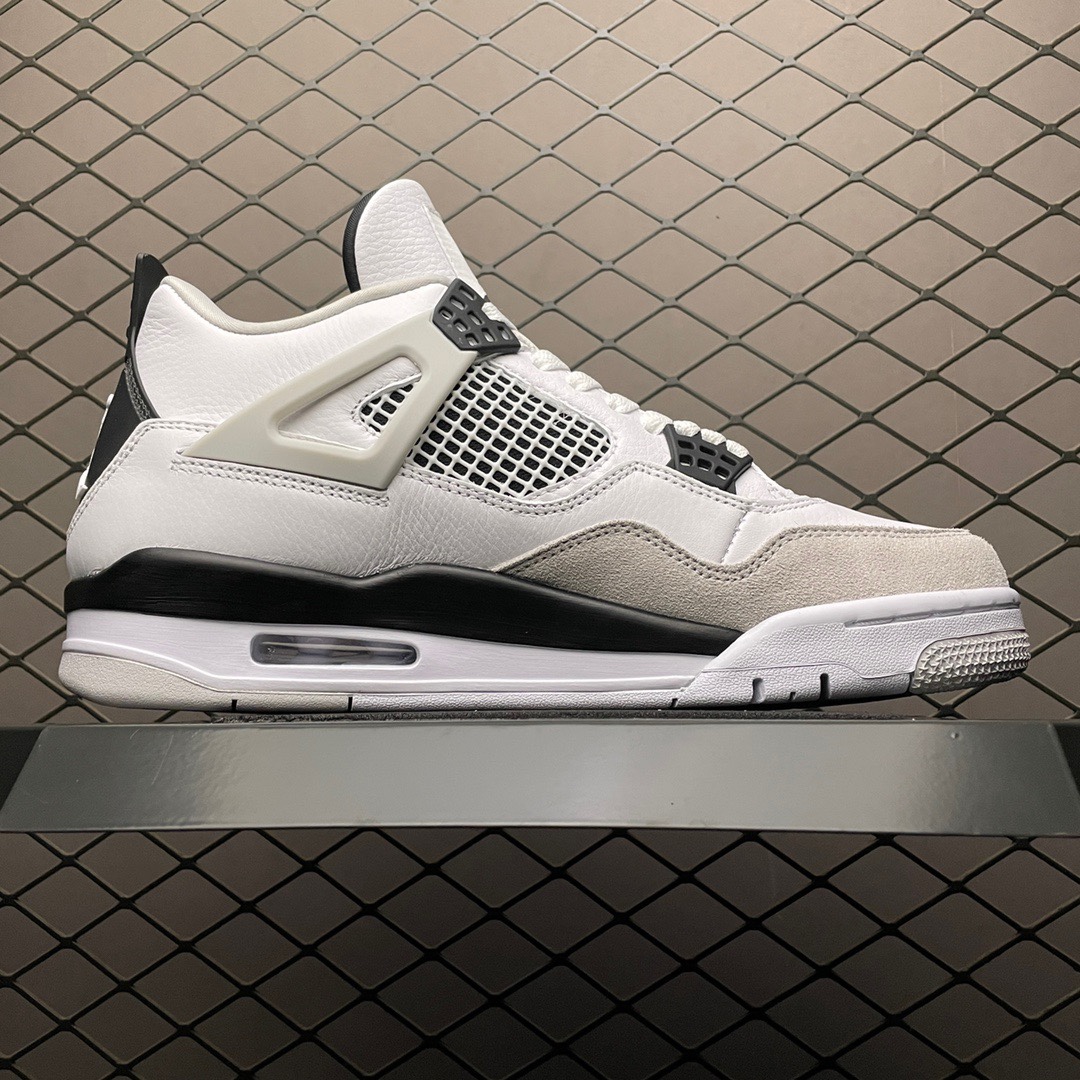 Replica Air Jordan Shoe Air Jordan 4 Military Black Mens DDH6927-111 Womens 408452-111 SIZE 40-47….