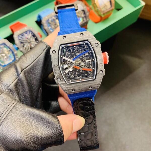 Replica Richard Mille Carbon Fiber Automatic Machine Watch 39MM