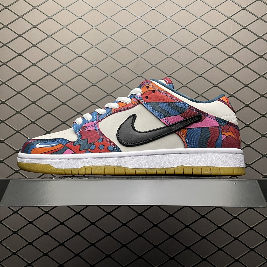 Replica Nike Dunk SB Shoe Parra x Nike SB Dunk Low Abstract Art DH7695-600 36-47.5
