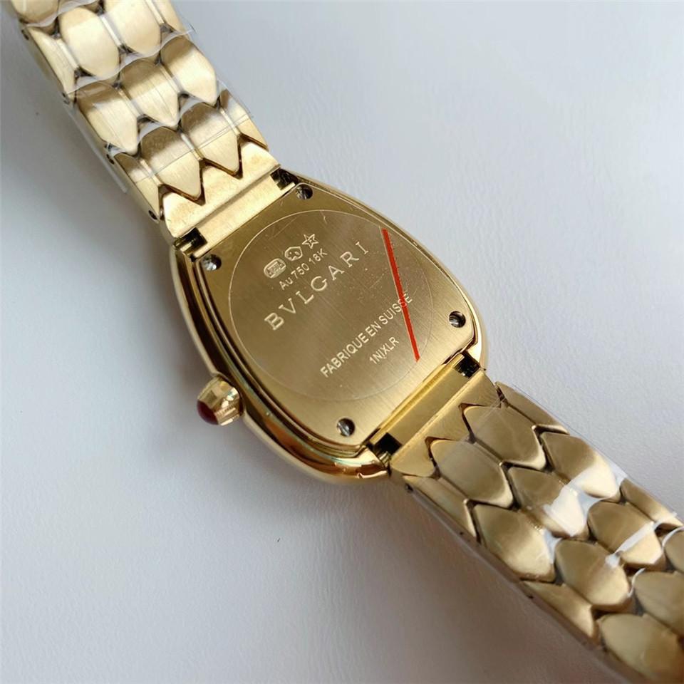 Replica BVLGARI 904l Stainless Steel Quartz Watch 35MM