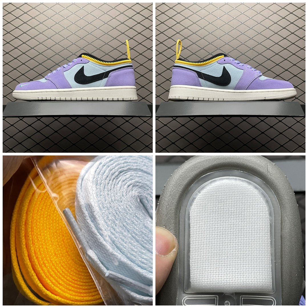 Replica Air Jordan Shoe Air Jordan 1 Switch Purple PulseCW6576-500 Size 36-46