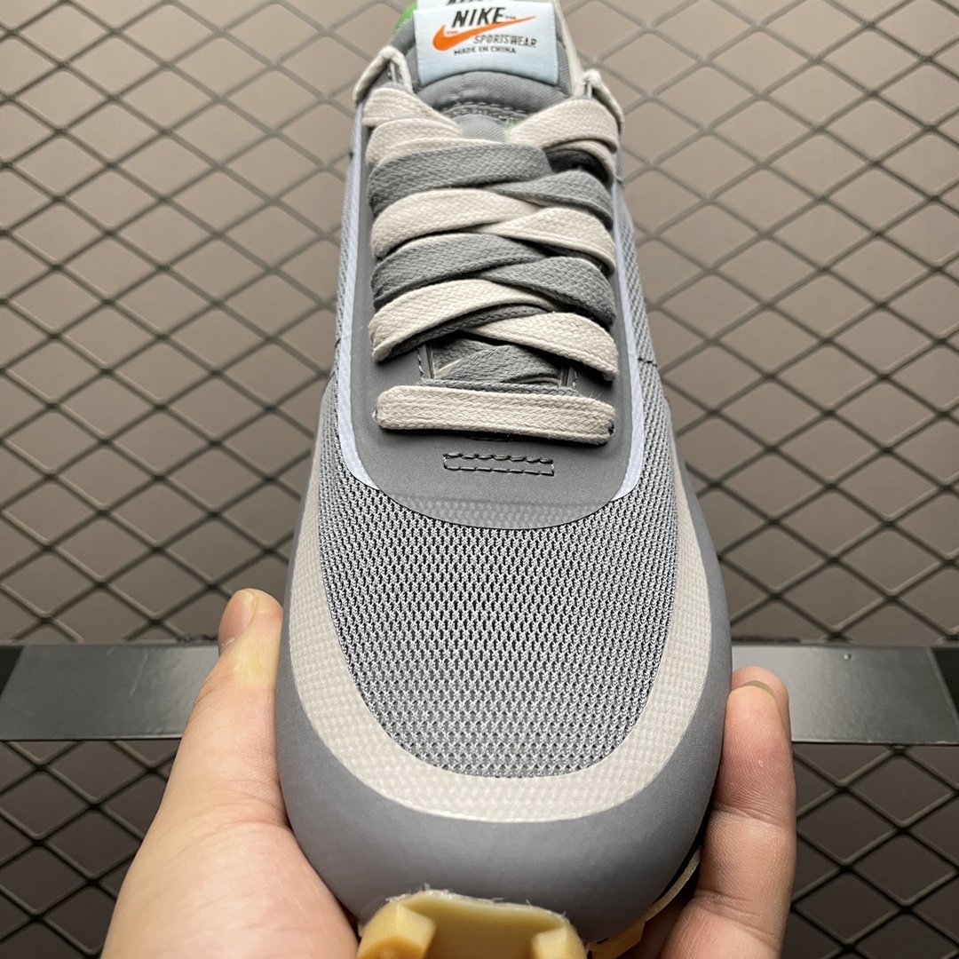 Replica Nike Shoe CLOT x Sacai x NIKE LDWaffle Cool Grey DH3114-001 36-46