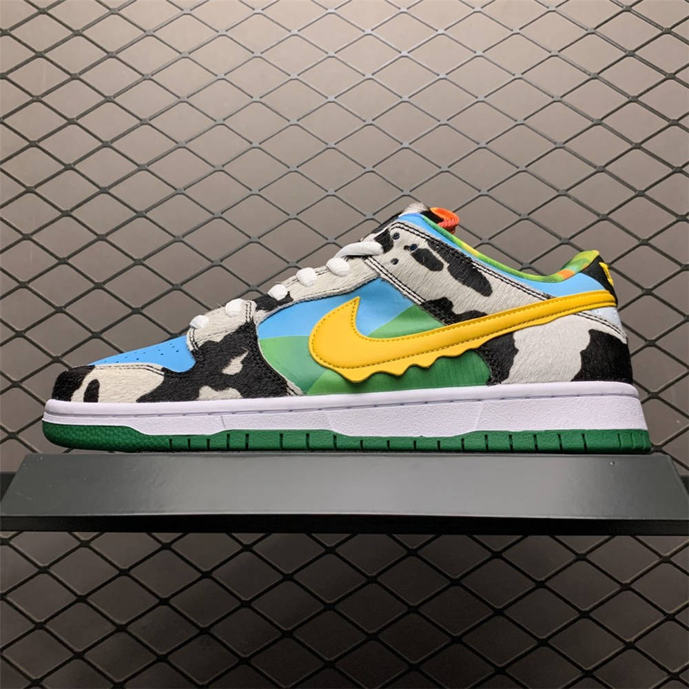 Replica Nike Dunk SB Shoe Ben u0026 Jerrys x Nike SB Dunk Low Pro QS CU3244-100 36-45