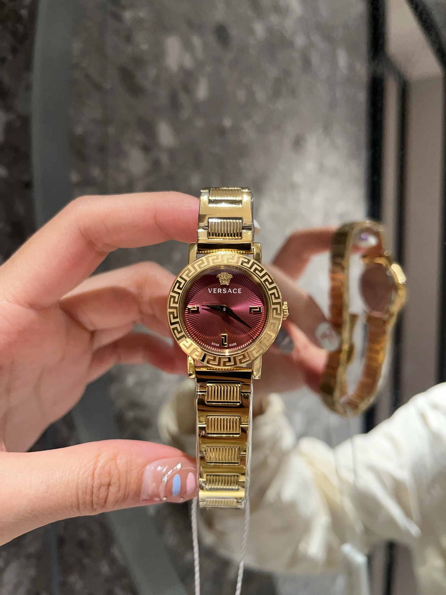 Replica Versace 904l Stainless Steel Quartz Watch 28MM