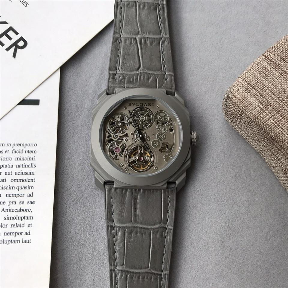 Replica BVLGARI 904l Stainless Steel Automatic Machine Watch 42MM