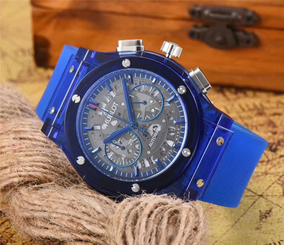 Replica Hublot 904l Stainless Steel Quartzl Watch 45MM