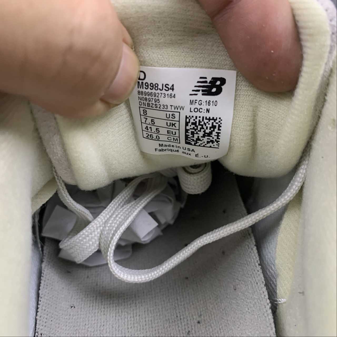 Replica New Balance Shoe New Balance NB998  M998JS4  39.5 40 40.5 41.5 42 42.5 43 44