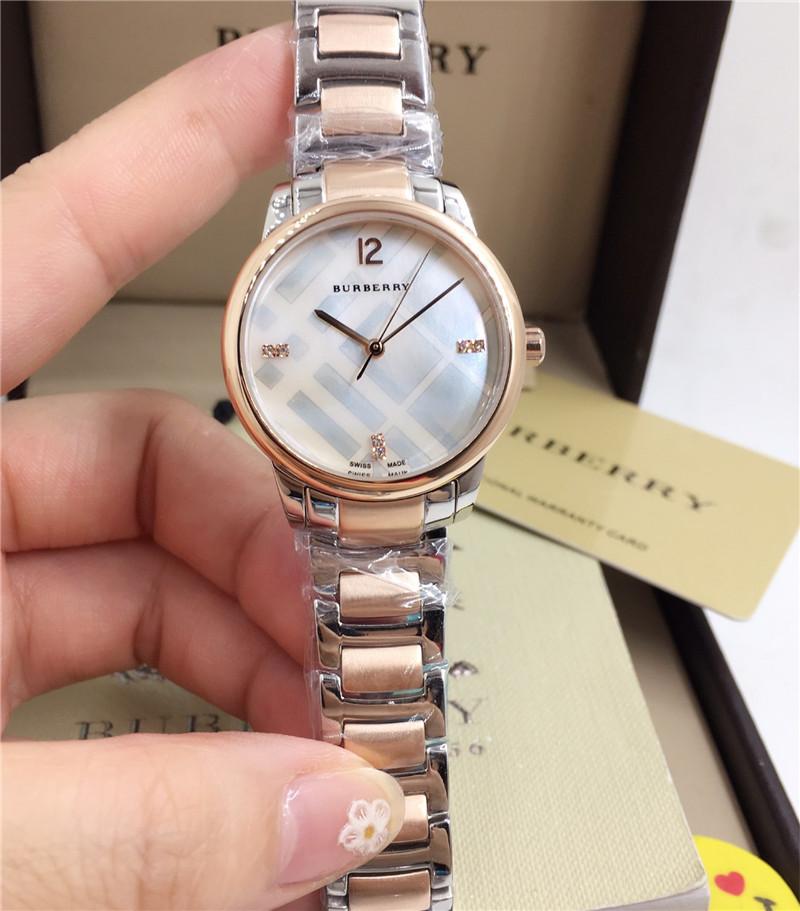 Replica Burberry 904l Stainless Steel Quartz Watch 32MM