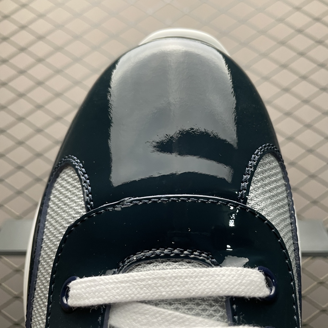 Replica Prada Shoe Prada Calzature Uomo Size 38-46 Black Gray