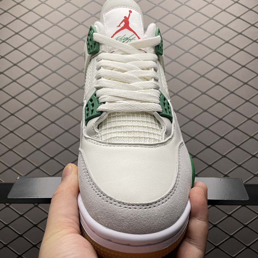 Replica Air Jordan Shoe SB x Air Jordan 4 Pine GreenDR5415-103 Size 40-47.5