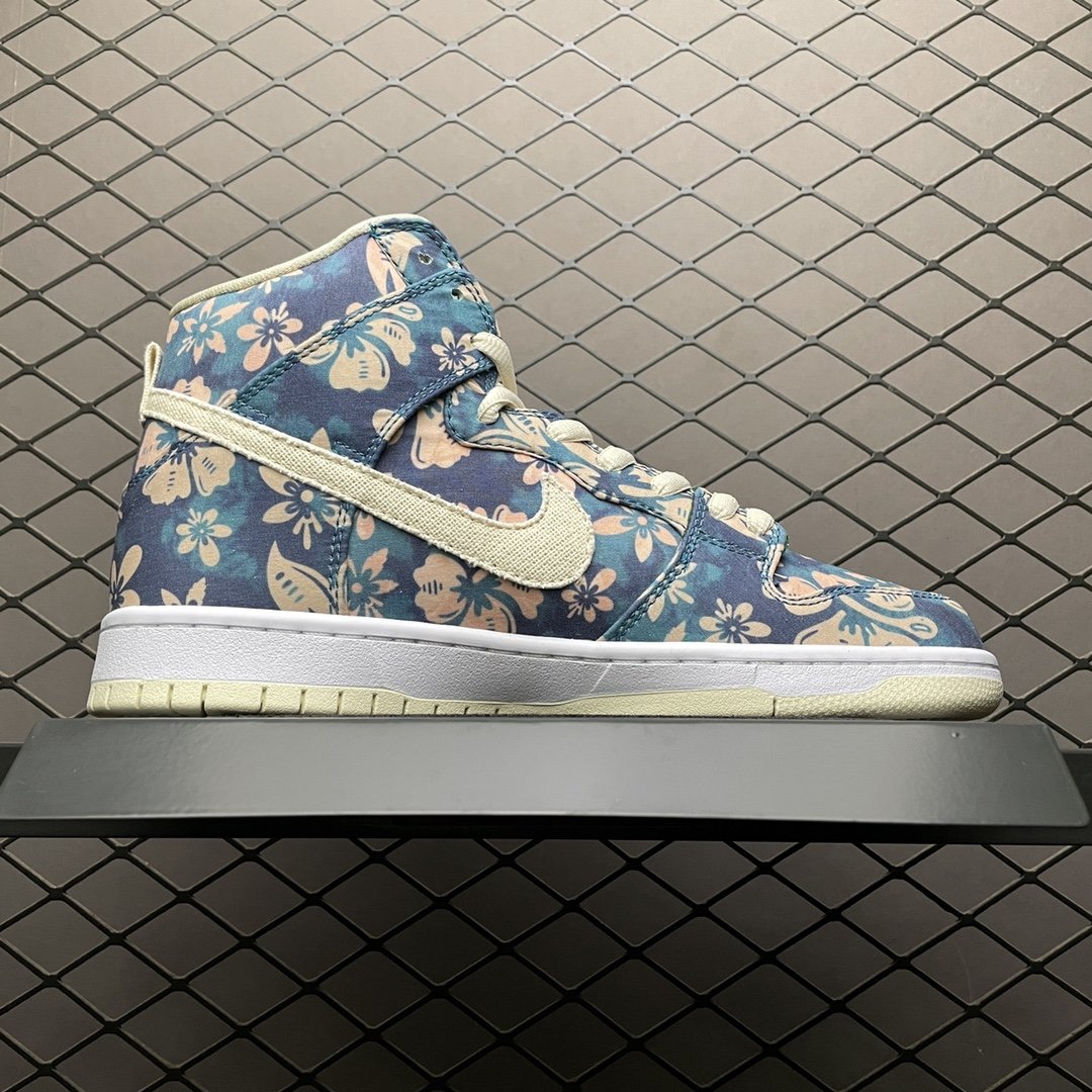 Replica Nike Dunk SB Shoe Nike SB Dunk High Pro HawaiiCZ2232-300 Swoosh Logo 36-47