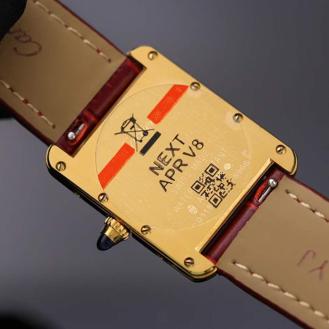 Replica Cartier Tank 904l Stainless Steel Quartz Watch 25mm 22mm
