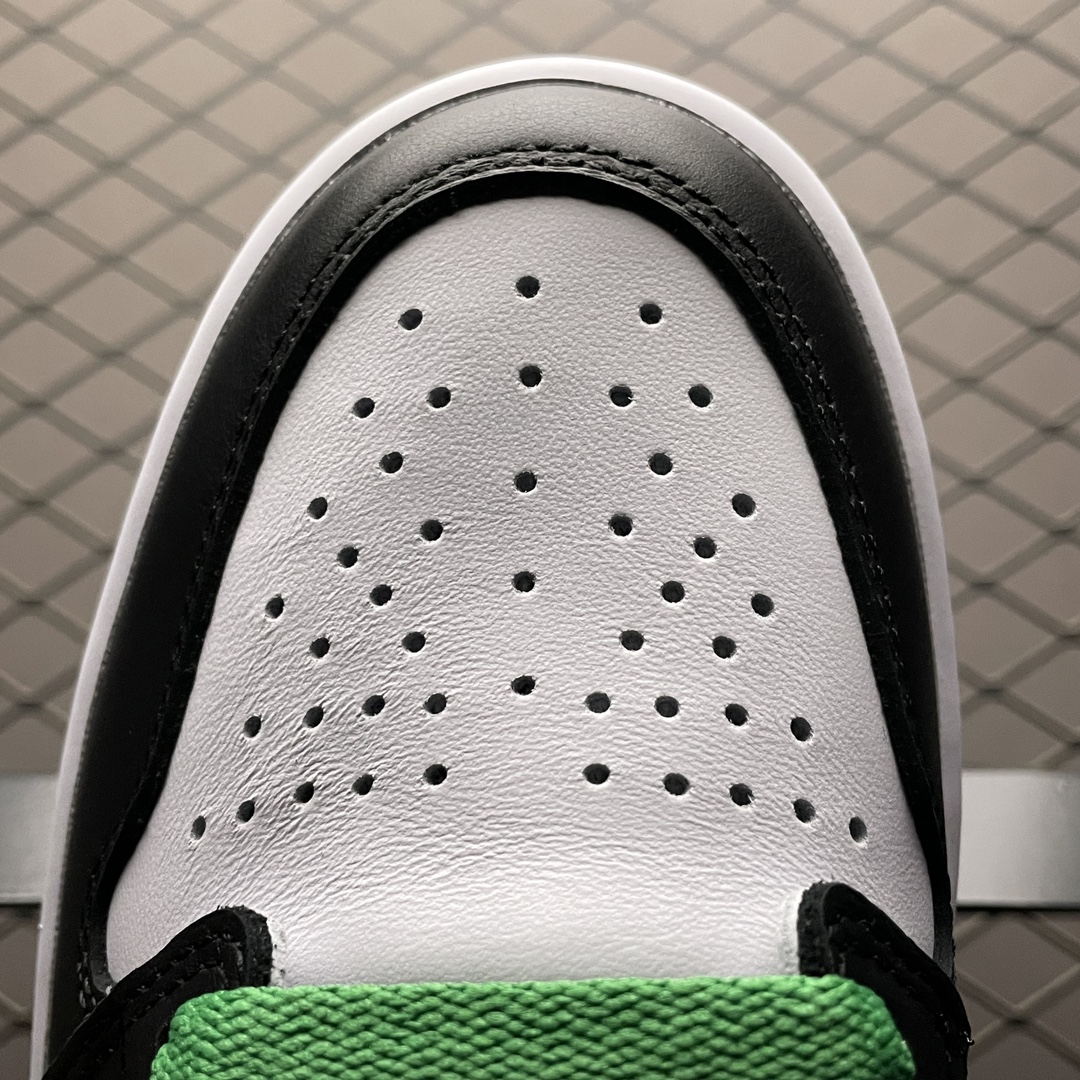 Replica Air Jordan Shoe Air Jordan 1 Black and Lucky GreenDZ5485-031 Size 40.5-47.5