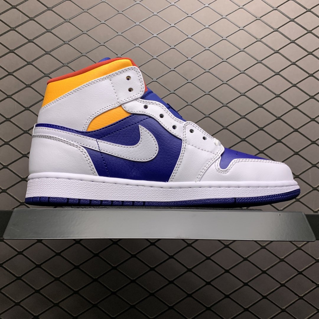 Replica Air Jordan Shoe Air Jordan 1 Mid GS AJ1 554724-131 MEN 554725-131 WOMEN 36-46 Size W5.5-M1…