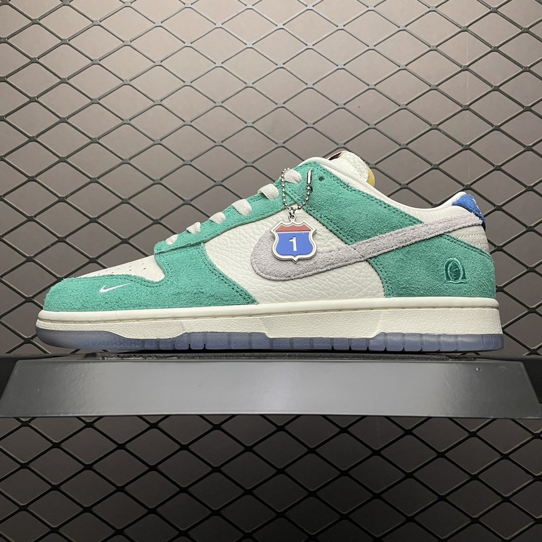 Replica Nike Dunk SB Shoe Kasina x NK Dunk Low Road Sign CZ6501-101 36-46