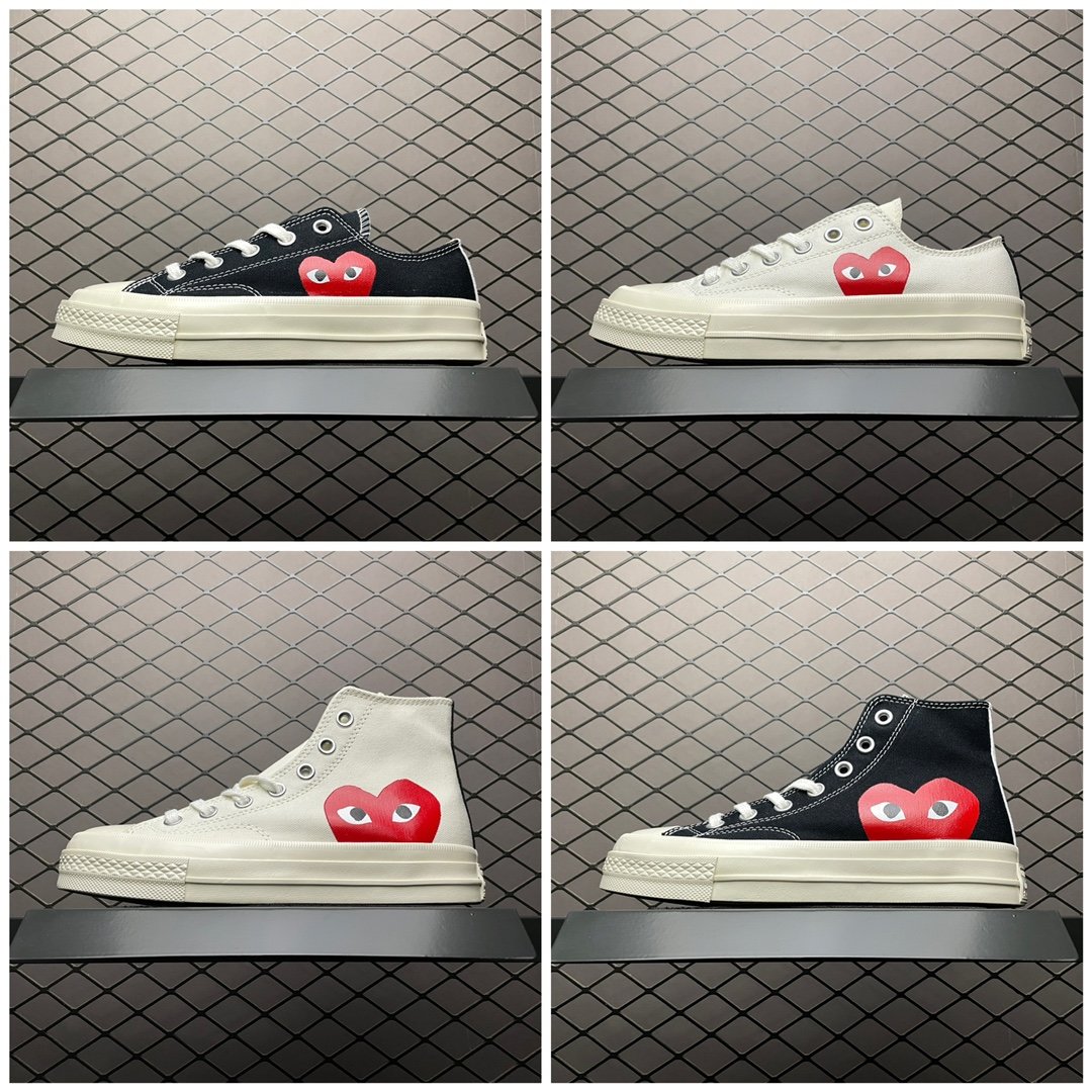 Replica Converse Shoe CDG x Converse CDG PLAY Size 35-44 093801