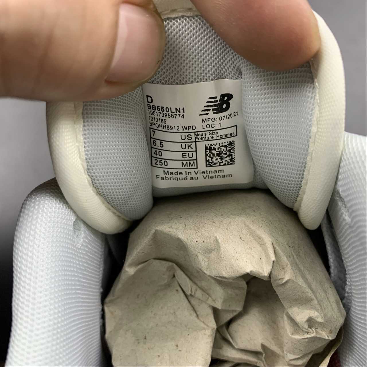 Replica New Balance Shoe New Balance NB550 BB550LN1  36-45