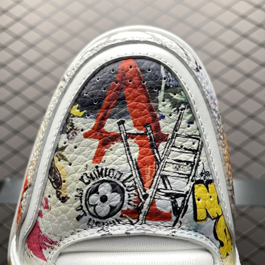 Replica Louis Vuitton Shoe Yayoi Kusama x Louis Vuitton LV Trainer Size 38-46