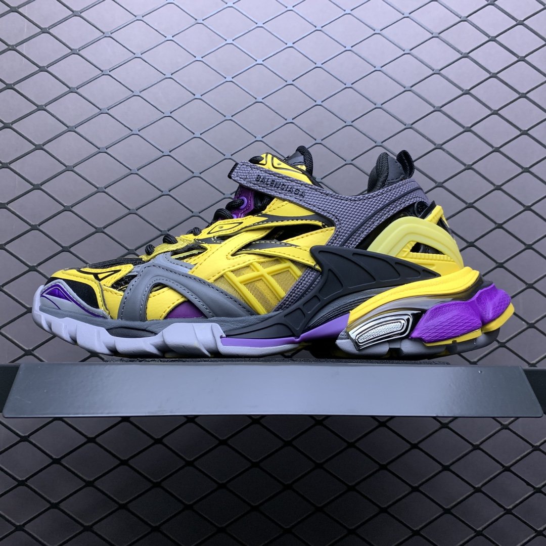 Replica Balenciaga Shoe Balenciaga Track 4.0 Yellow 35-46
