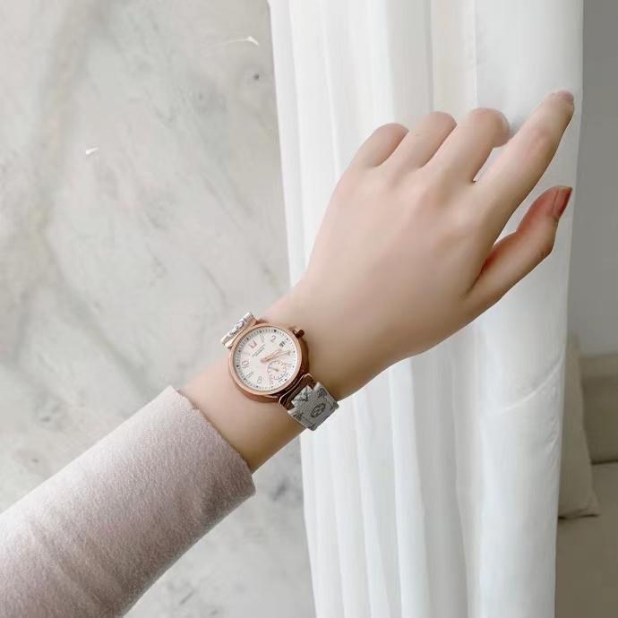 Replica LOUIS VUITTON LV 904l Stainless Steel Quartz Watch 33MM
