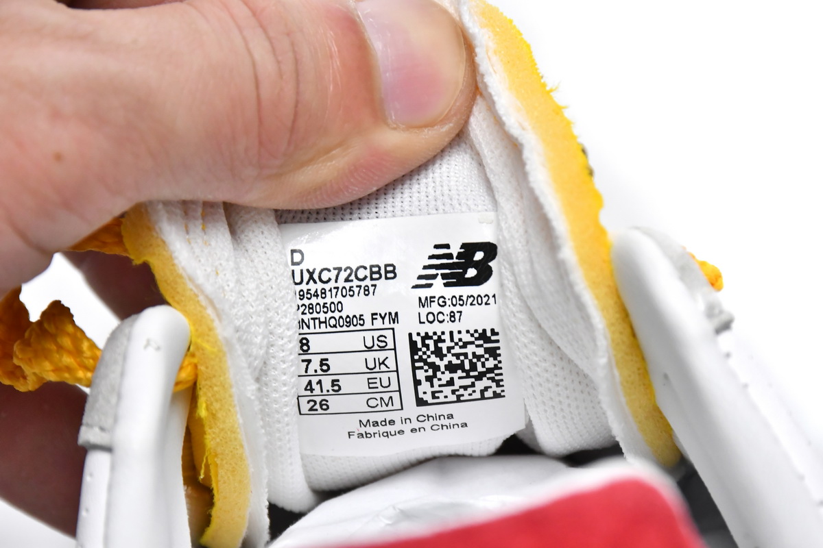 Replica New Balance Shoe UXC72CBB Casablanca x New Balance XC-72 Red Gold