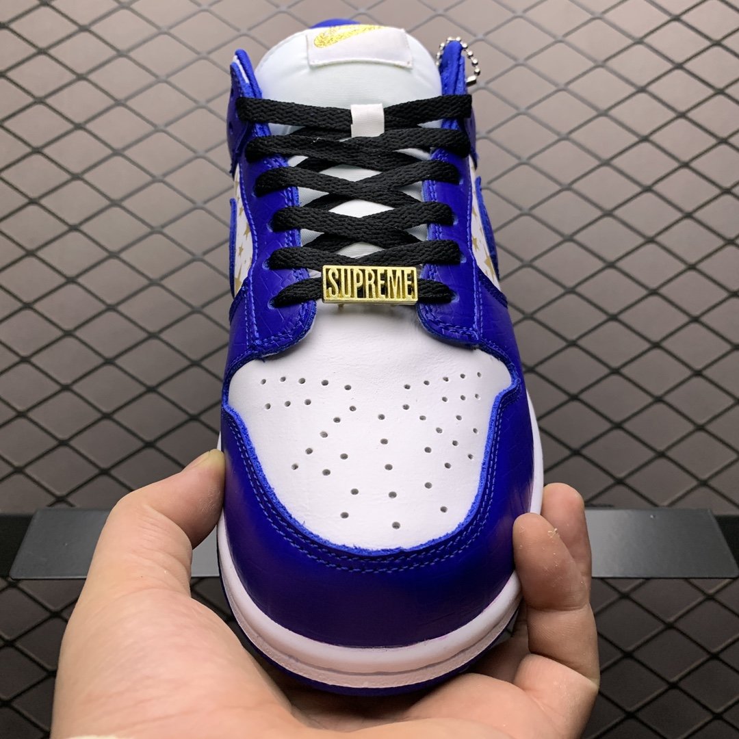 Replica Nike Dunk SB Shoe Supreme x Nike SB Dunk Low SUP DH3228-100 36-46