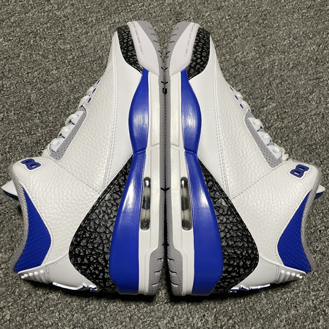 Replica Air Jordan Shoe Air Jordan 3Racer BlueAJ3 CT8532-145 size 40-47.5
