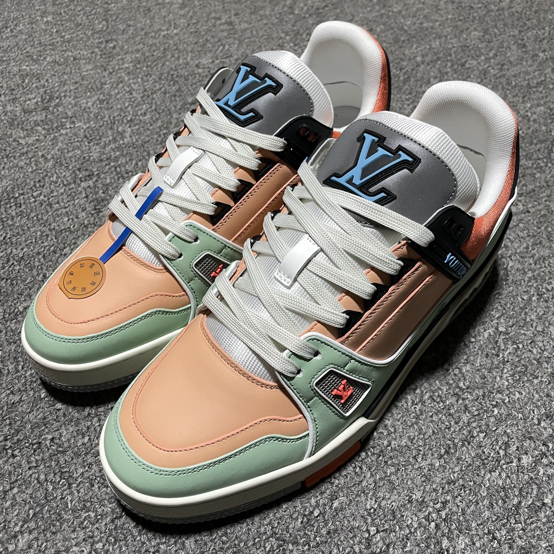 Replica Louis Vuitton Shoe Louis Vuitton LV Trainer Size 38-46F