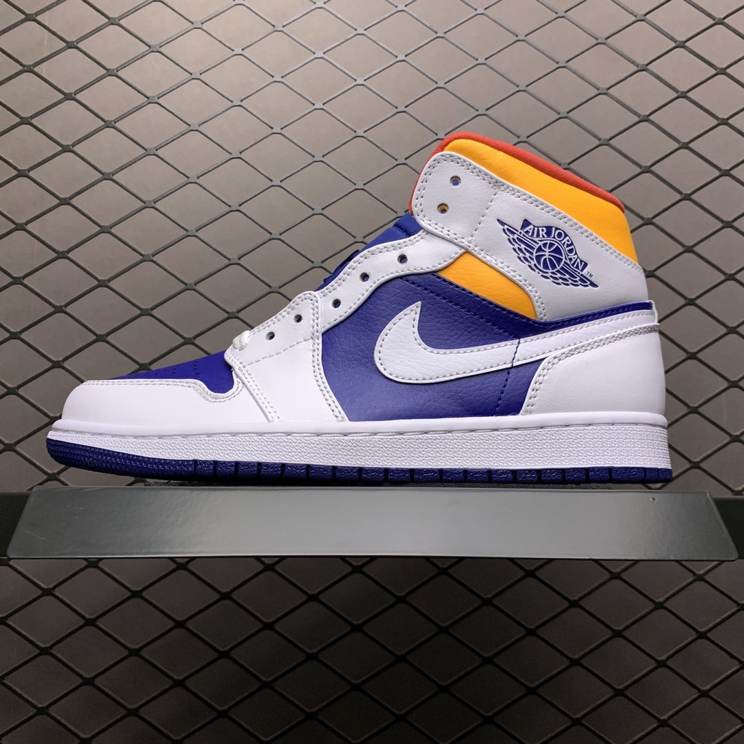 Replica Air Jordan Shoe Air Jordan 1 Mid GS AJ1 554724-131 MEN 554725-131 WOMEN 36-46 Size W5.5-M1…