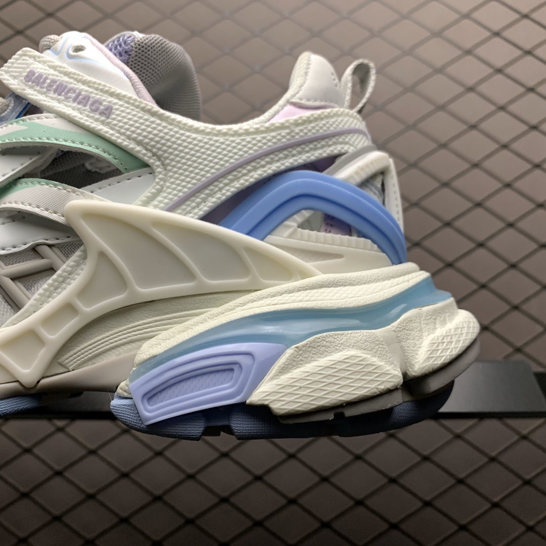 Replica Balenciaga Shoe Balenciaga Track 2 Gray Blue Size 35-45