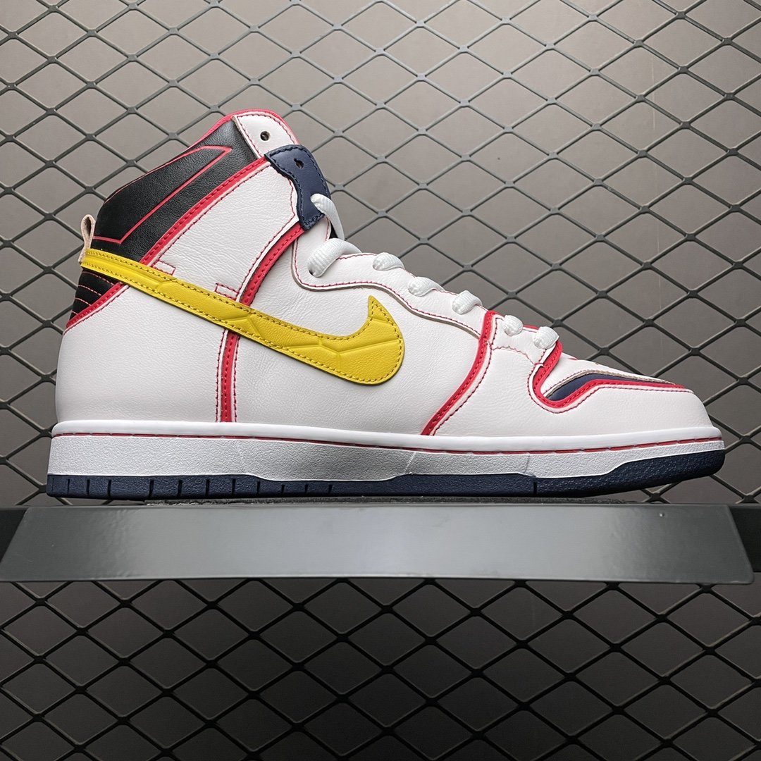Replica Nike Dunk SB Shoe Gundamx Nike Dunk High Project Unicorn-RX-0 Swoosh DH7717-100 Size 36-46