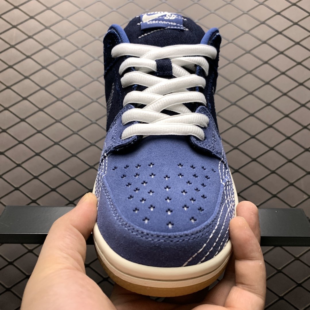 Replica Nike Dunk SB Shoe Nike SB Dunk Low Pro PRM Denim Gum CV0316-400 Size 40-46