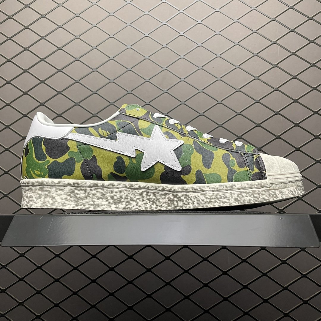 Replica Adidas Shoe Bape x Adidas Superstar GZ8981 SIZE 35-45