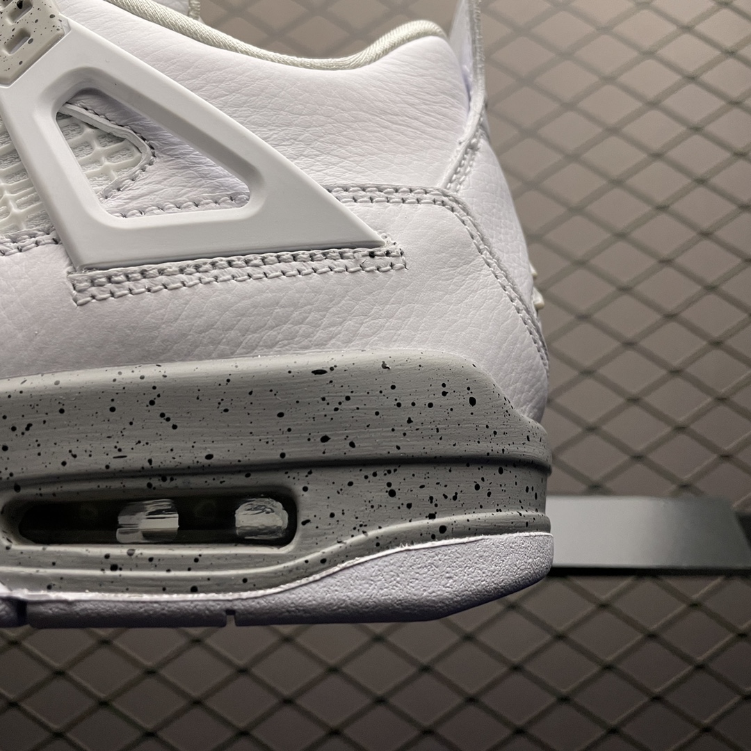 Replica Air Jordan Shoe Air Jordan 4 Tech White AJ4 Women DJ4699-100 Mens CT8527-100 SIZE 36-47.5
