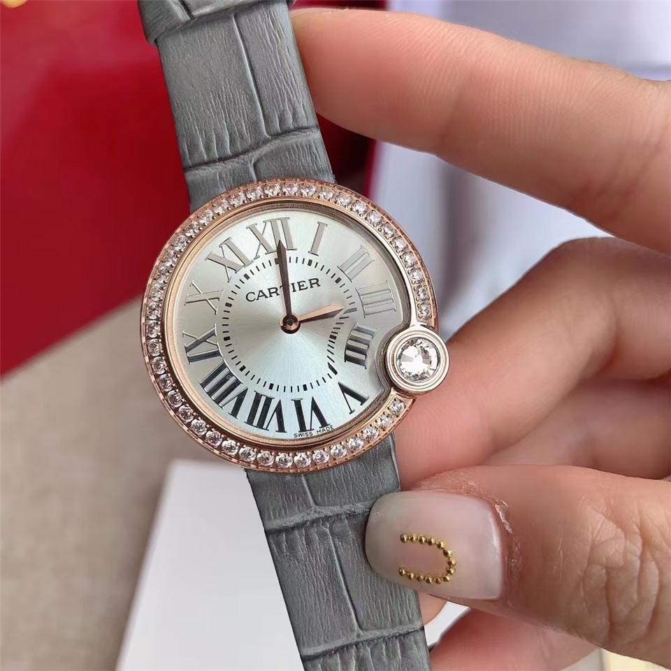 Replica Cartier Ballon Bleu 904l Stainless Steel Quartz Watch 31mm