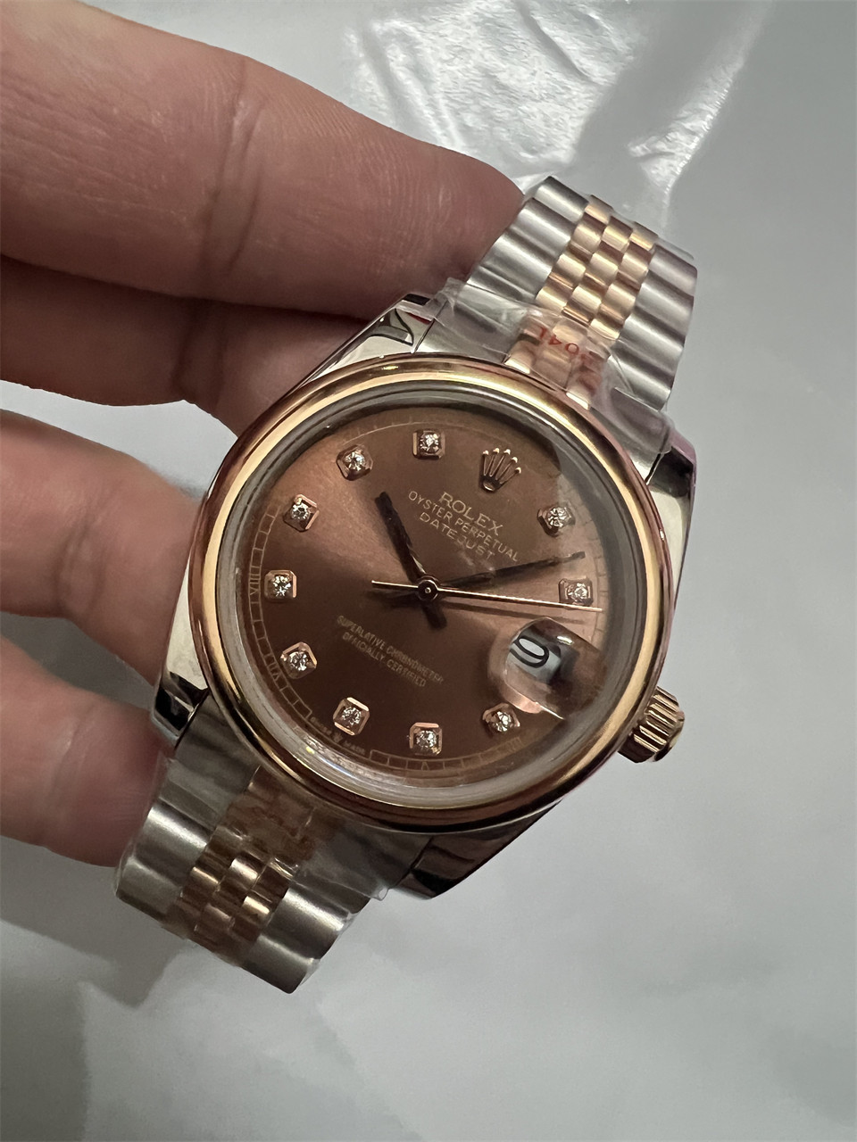Replica Rolex Datejust 904l Stainless Steel Automatic Mechanical Watch 36mm
