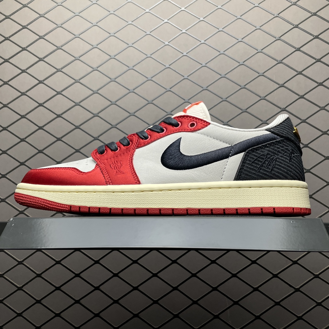 Replica Air Jordan Shoe Trophy Room x Air Jordan 1 Low OG AJ1 FN0432-100 Size 36-47.5
